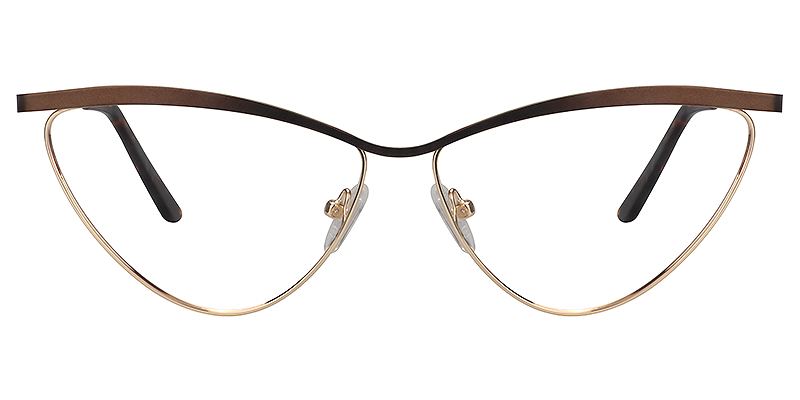 Brown Cateye Glasses | Zeelool Eyeglass Frames1