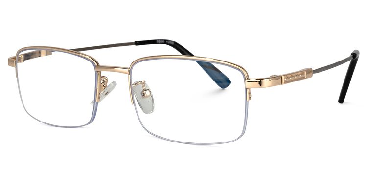 Baggett Rectangle Gold Glasses