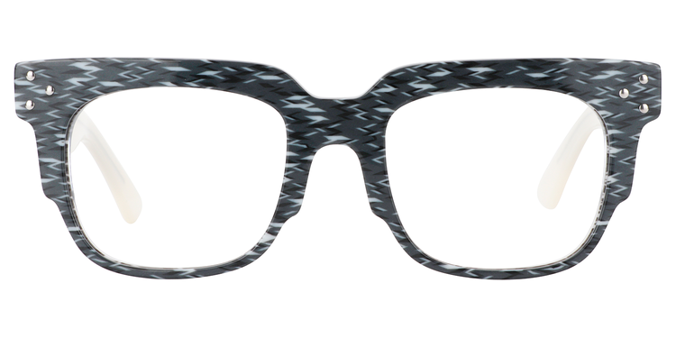 James Square Gray Eyeglasses