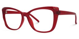 Farris Square Red Glasses1
