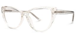 Tarun Cateye Clear Glasses1