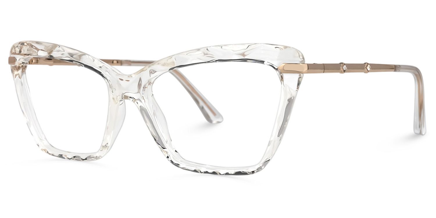 Cateye Clear Glasses | Zeelool Eyewear Online2