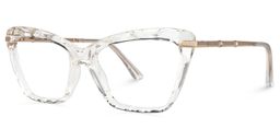 Juliet Cateye Clear Glasses2
