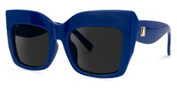 Alberta Blue Square Sunglasses1