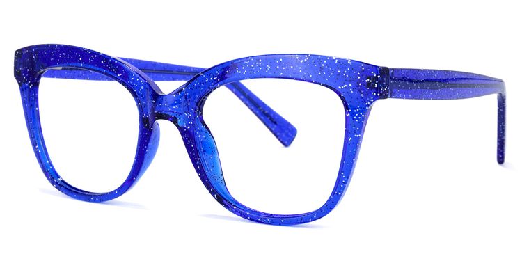 Santiago Cateye Blue Glasses