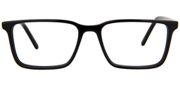 Aly Rectangle Black Glasses0