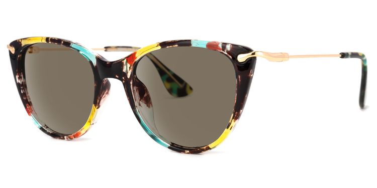 Clement Cat Eye Floral Sunglassesw