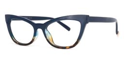Ennis Cateye Dark-Blue Glasses2