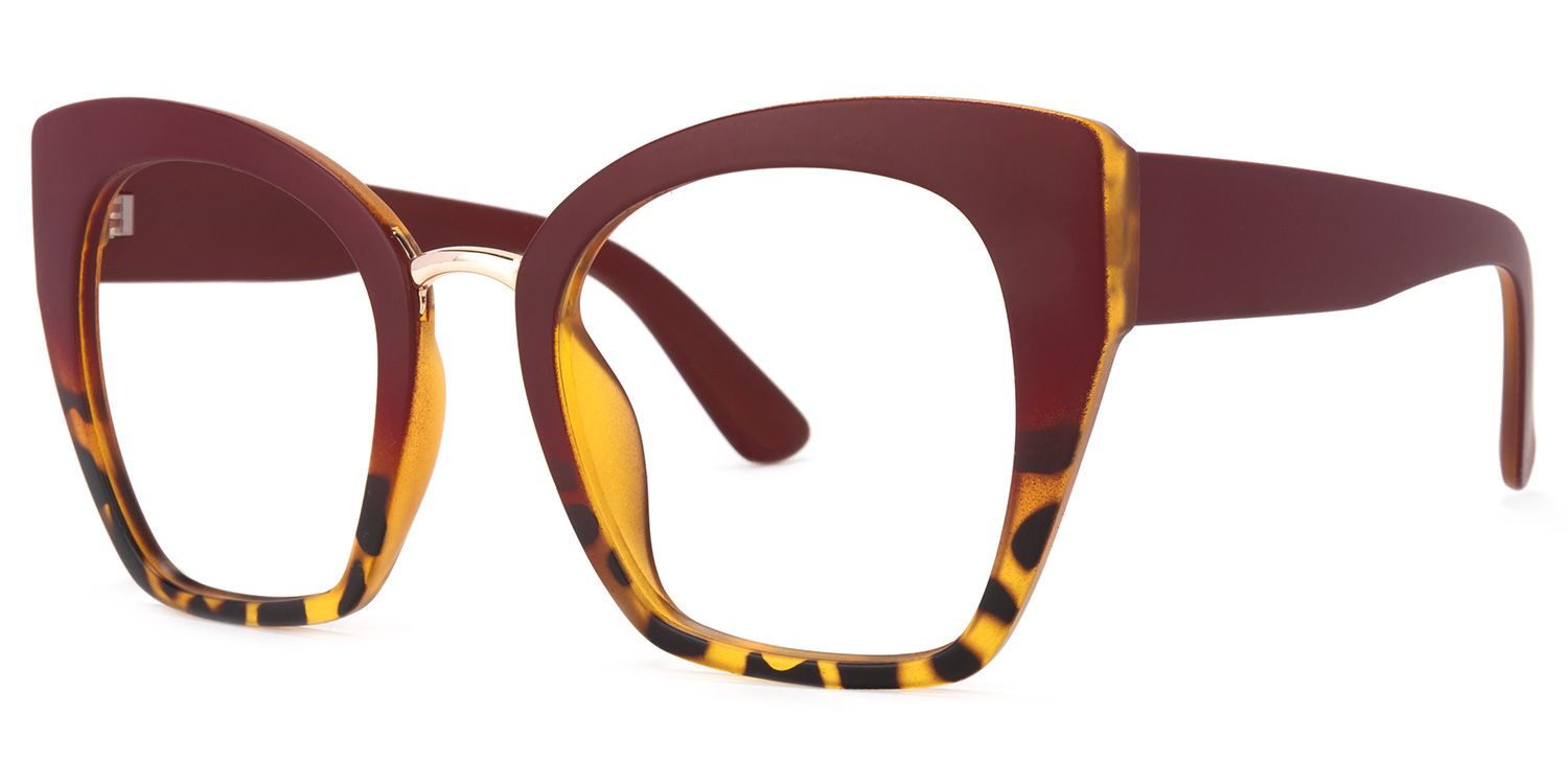 Cat Eye Red Glasses | Zeelool Glasses114
