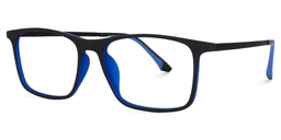 Chick Rectangle Black Glasses3