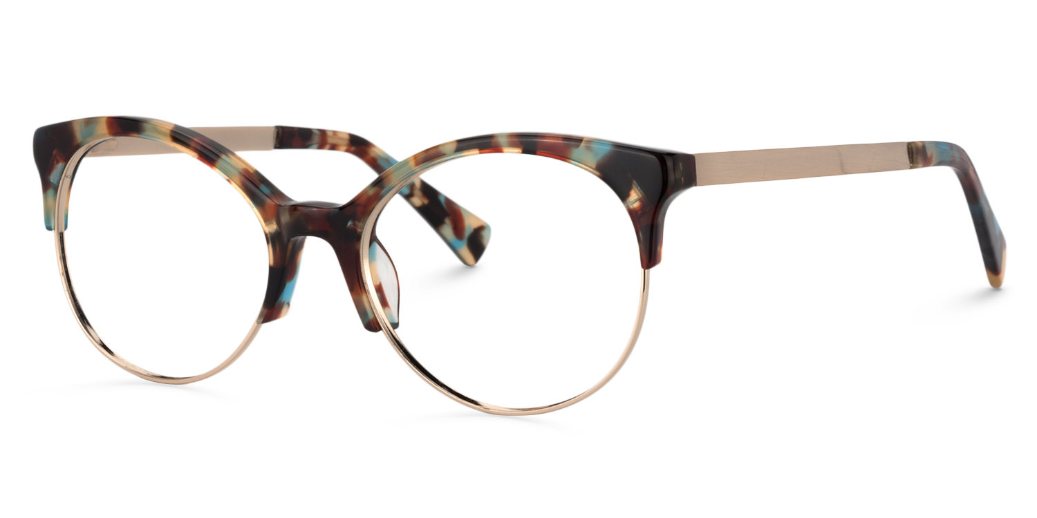 Cat Eye Blue Tortoise Glasses | Zeelool Glasses3