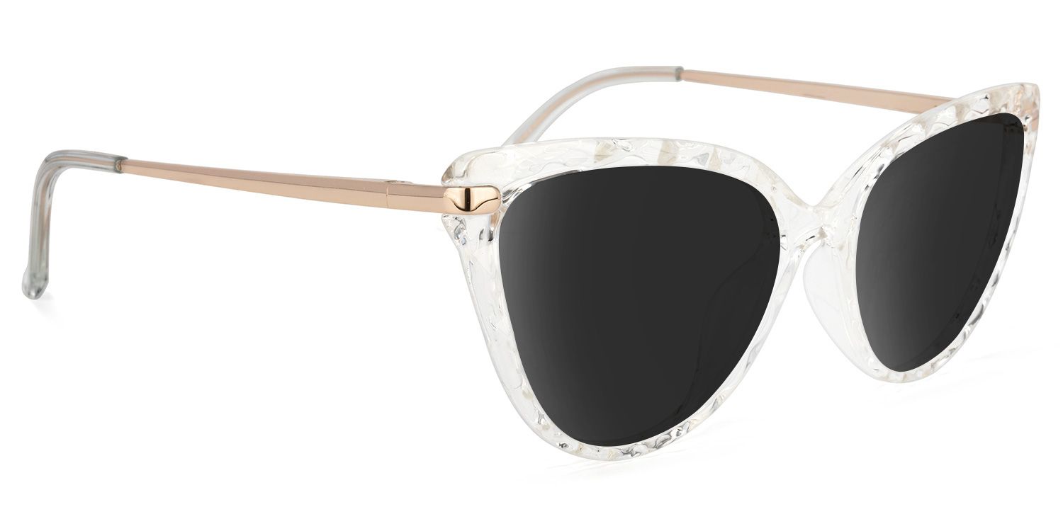 Lucas Cat Eye Clear Sunglasses for Women & Men | ZEELOOL2