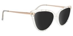 Lucas Clear Cat eye Sunglasses2