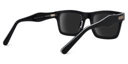 Riley Dark-Gray Rectangle Sunglasses3