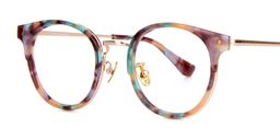 Angelia Floral Round Glasses4