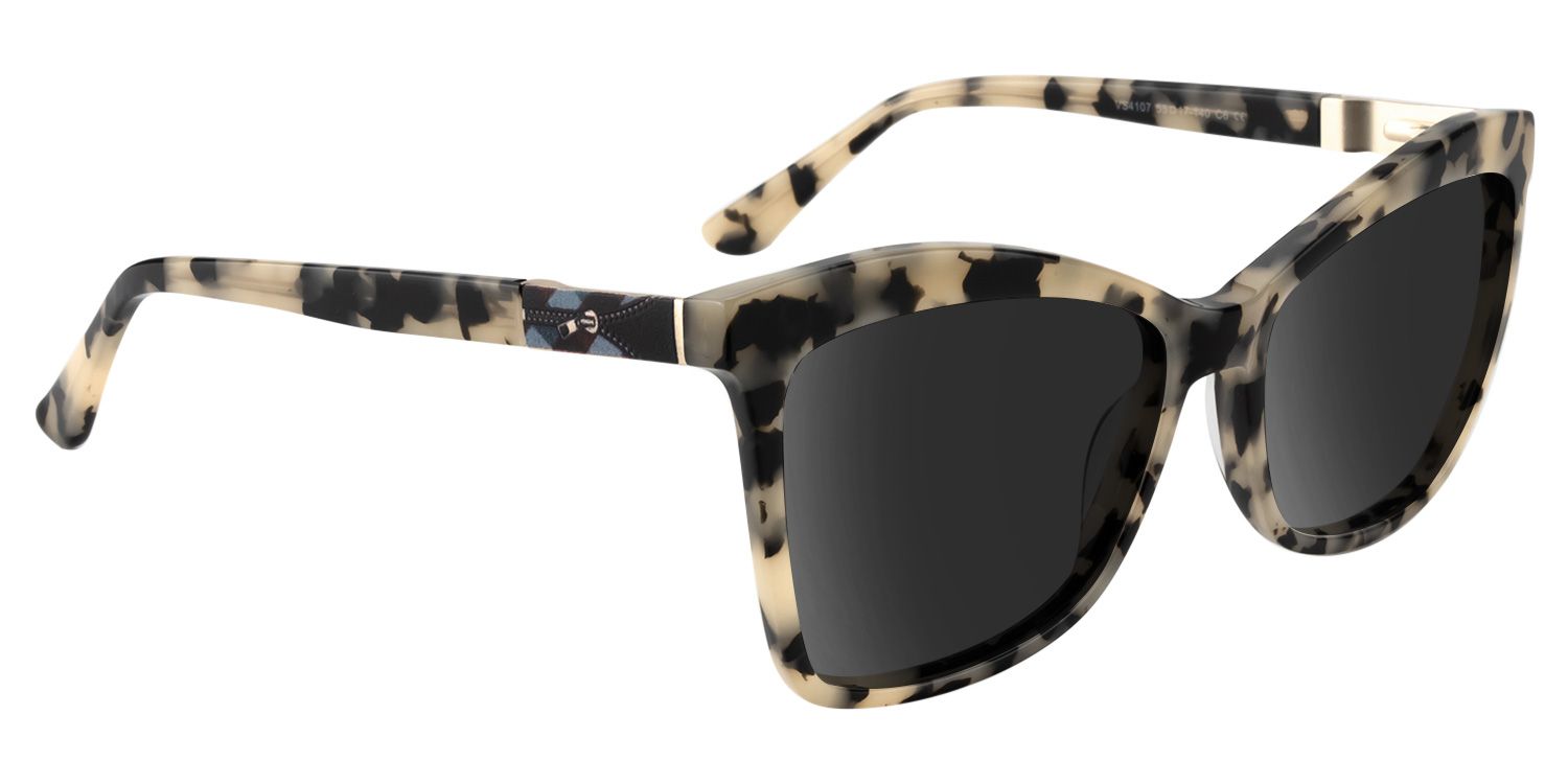 Alfred Acetate Light-Tortoise Butterfly Frame Sunglasses | ZEELOOL2