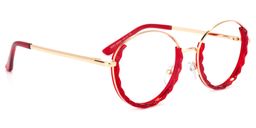 Finley Round Red Glasses2
