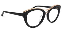 Carol Cateye Black Glasses2