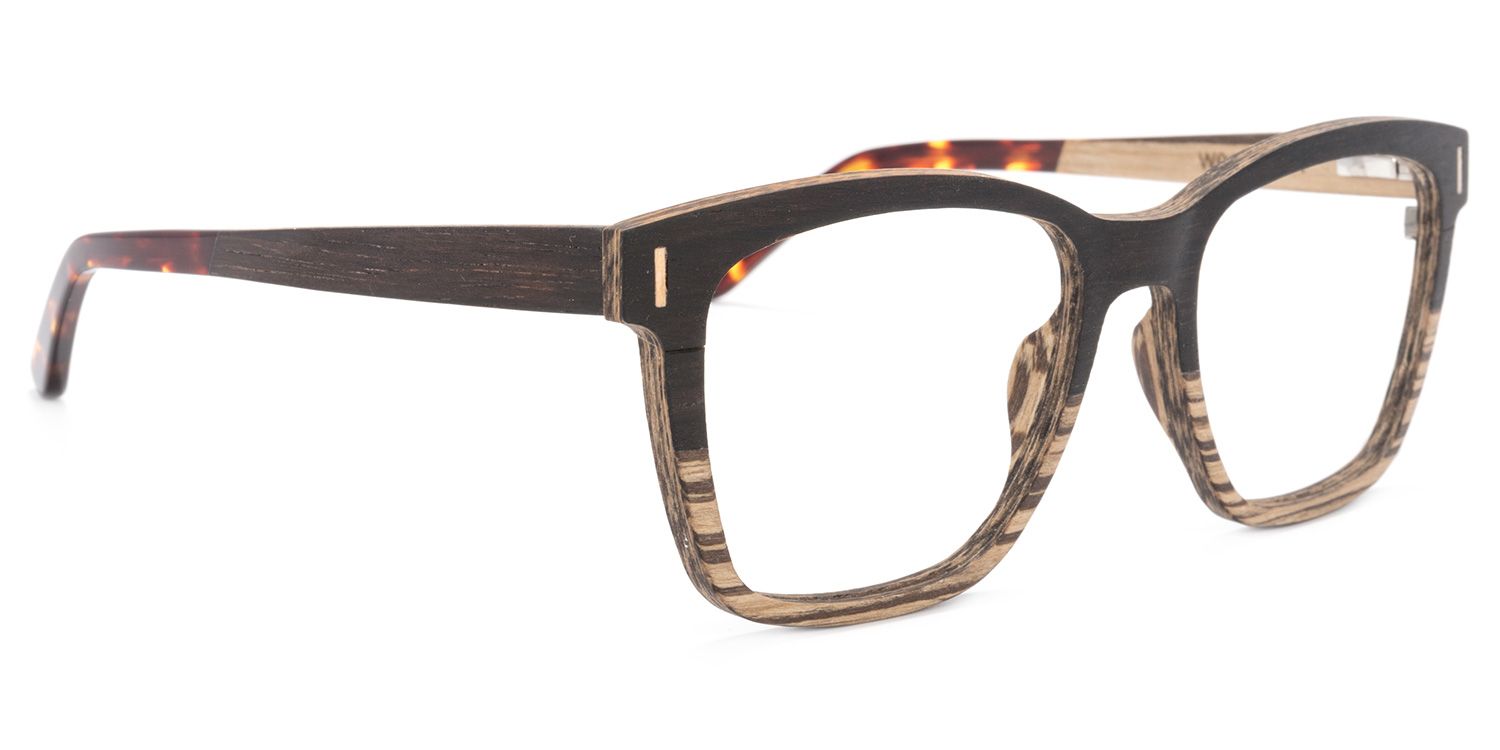 Square Wood Glasses | Zeelool Glasses1