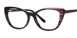 Teresa Striped Cat Eye Glasses9