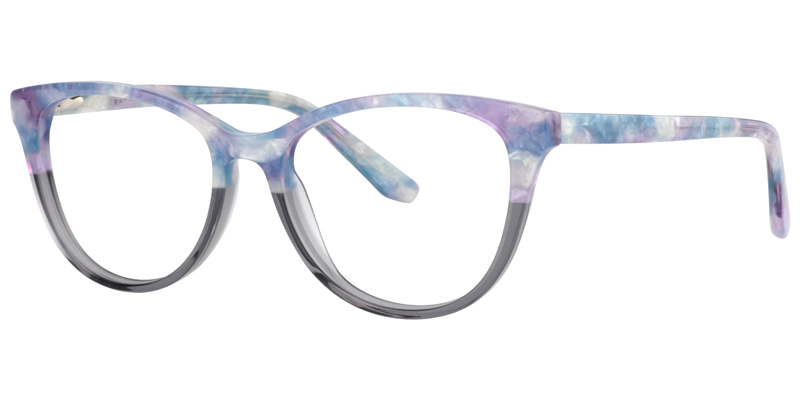 Cateye Blue Pattern Glasses2