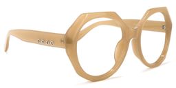 Skylar Geometric Cameo-Brown Glasses2