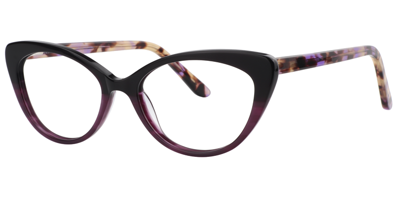 Cateye Purple Glasses | Zeelool Eyeglass Frames2