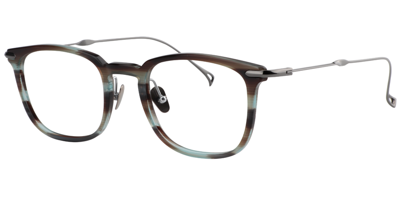 Rectangle Green Floral Glasses | Zeelool Eyeglasses2