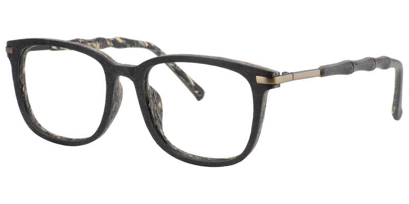 Rectangle Black Glasses | Zeelool Eyeglass Frames2