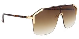 Titus Geometric Brown Sunglasses2