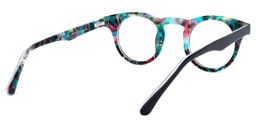 Abigail Round Dark-Blue Glasses4