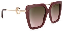 Teagan Square Dark-Red Sunglasses2