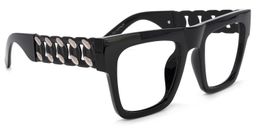 Geneva Square Black Glasses2