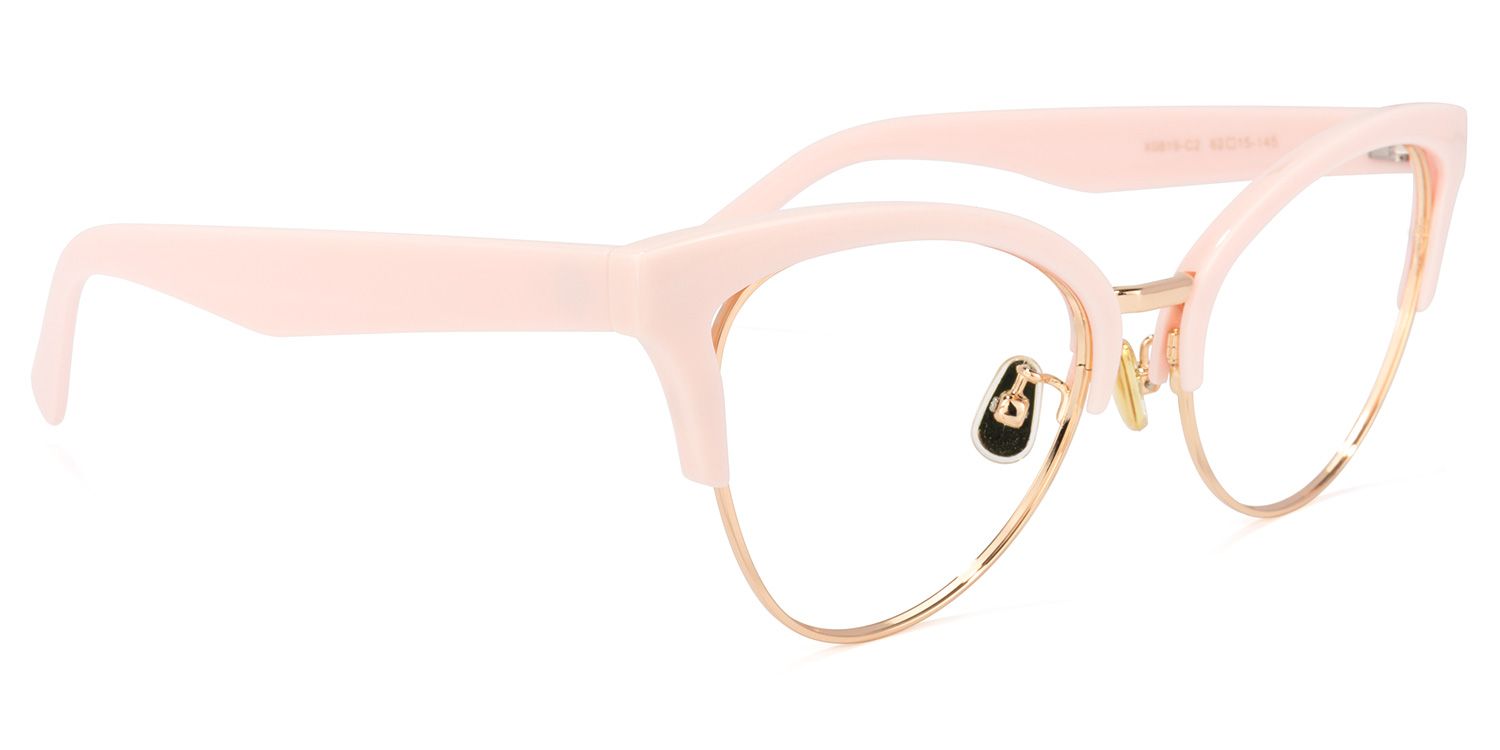 Browline Pink Glasses2