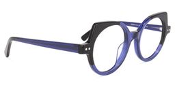 Gilbert Cateye Dark-Blue Glasses2