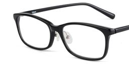 Judy Rectangle Black Glasses5