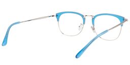 Gloria Square Blue Glasses5