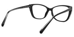 Yoselin Cateye Black Glasses4