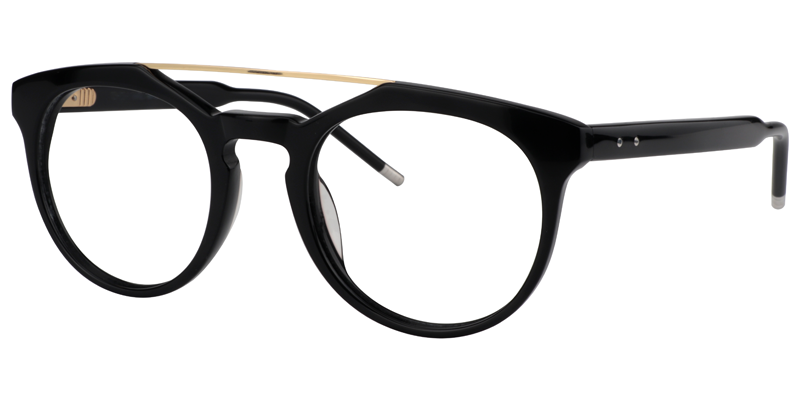 Aviator Black Glasses | Zeelool Eyeglasses2