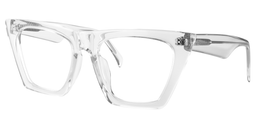 Cecile Cat Eye Clear Glasses1