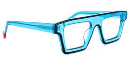 Gerri Square Blue Glasses2