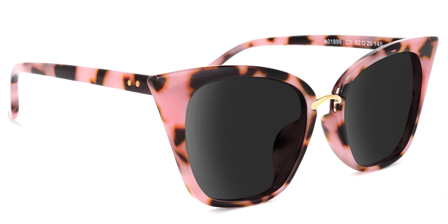 Chandrikar Cat Eye Pink-Floral Prescription Sunglasses | ZEELOOL2