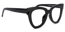 Hassan Cateye Black Glasses2