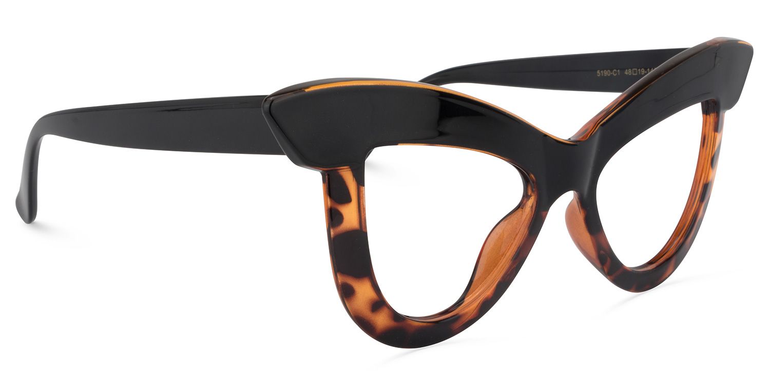 Cat Eye Tortoise Glasses | Zeelool Glasses2