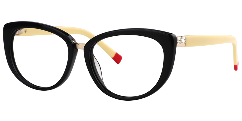 Cateye Black Glasses2