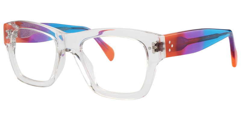Rectangle Blue Glasses2