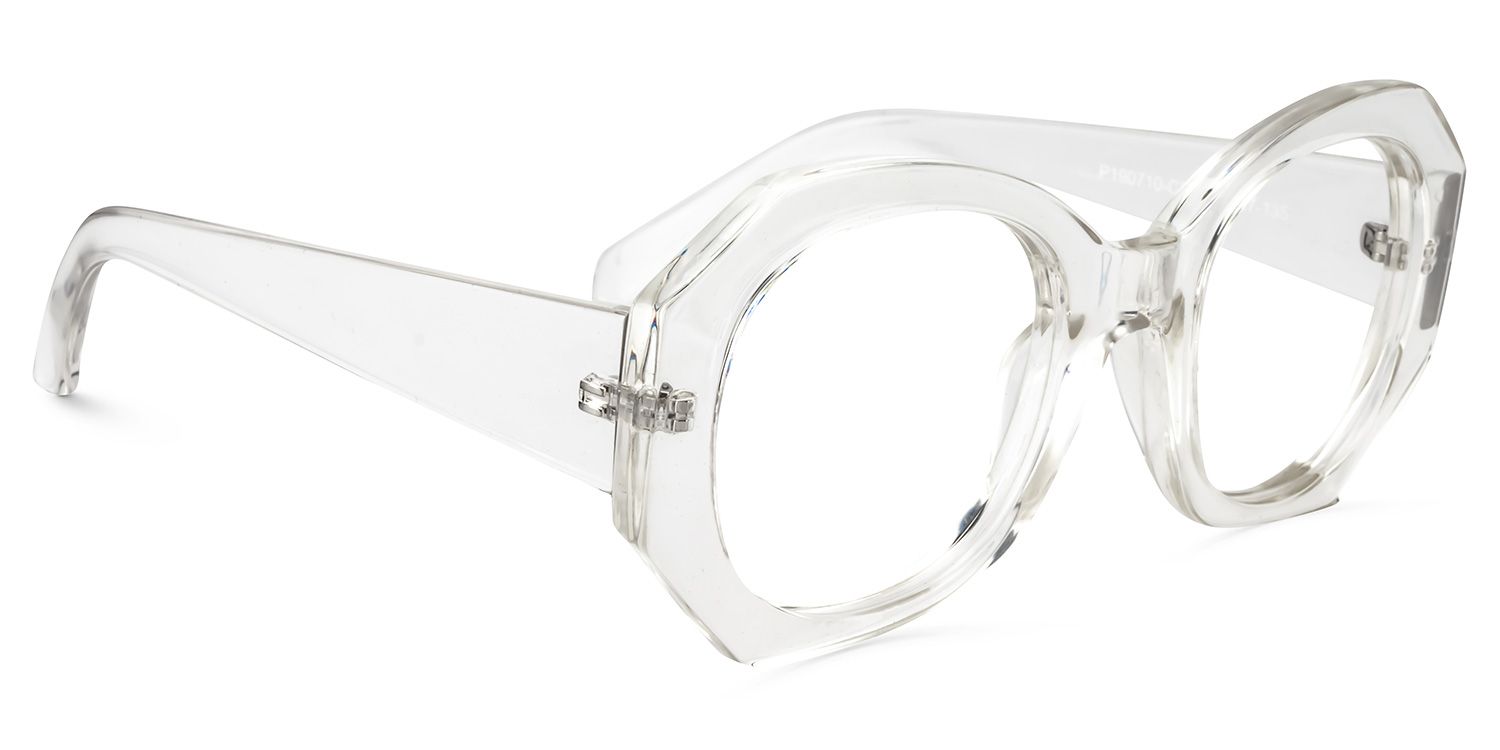 Geometric Clear Glasses | Zeelool Glasses1