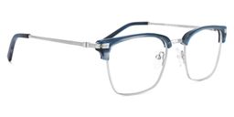Simmons Browline Gray Glasses2