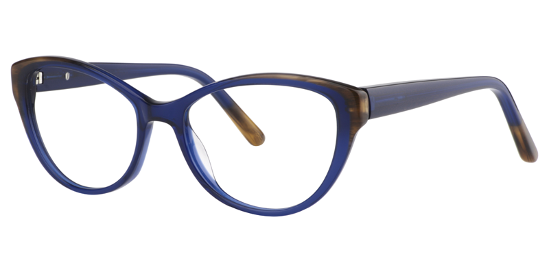 Cateye Dark Blue Glasses | Zeelool Eyeglasses2