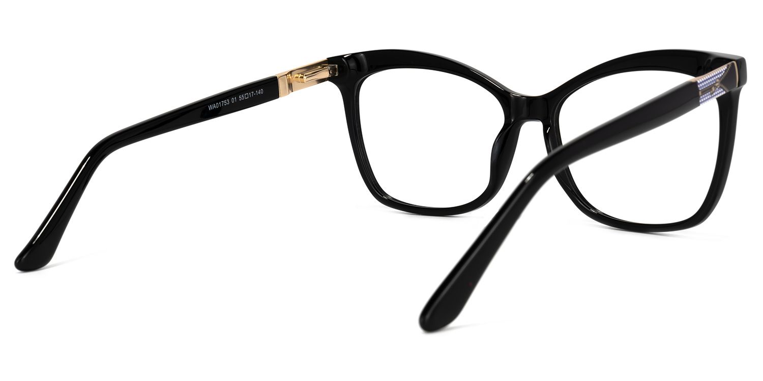 Butterfly Black Glasses | Zeelool Glasses3